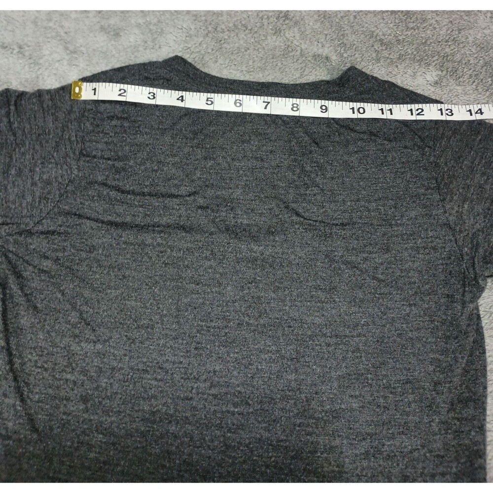 Disney Alice in Wonderland X-Small XS Black “We're All Mad Here” V-neck T-shirt - Picture 5 of 12